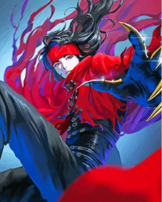 Aesthetic Vincent Valentine Paint By Numbers