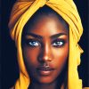 Aesthetic African Lady Paint By Numbers