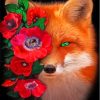 Aesthetic Floral Fox Paint By Numbers