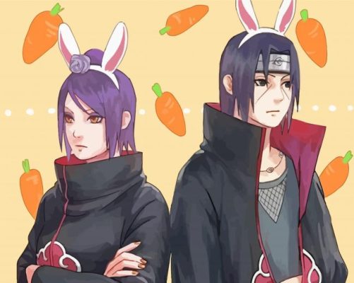 Aesthetic Itachi Konan Paint By Numbers