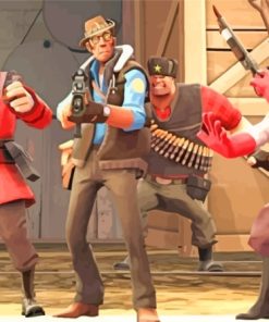 Aesthetic Team Fortress Paint By Numbers