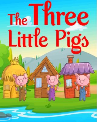 Aesthetic The Three Little Pigs Paint By Numbers