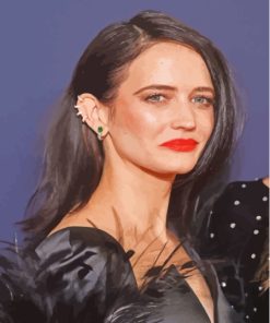 American Actress Eva Green Paint By Numbers