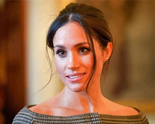 American Actress Meghan Markle Paint By Numbers