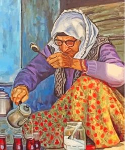 Arabic Grandma Paint By Numbers