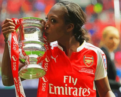 Arsenal Woman Player Paint By Numbers