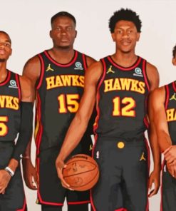 Atlanta Hawks Players Paint By Numbers