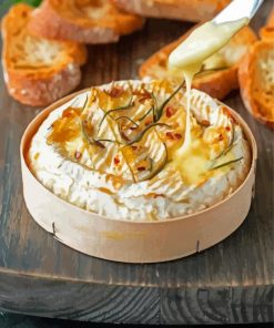Baked Camembert Paint By Numbers