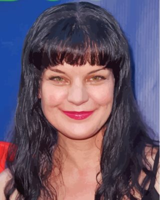 Beautiful Actress Pauley Perrette Paint By Numbers