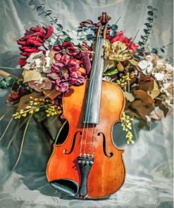 Bouquet And Violin Paint By Numbers