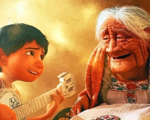 Coco Grandma Paint By Numbers