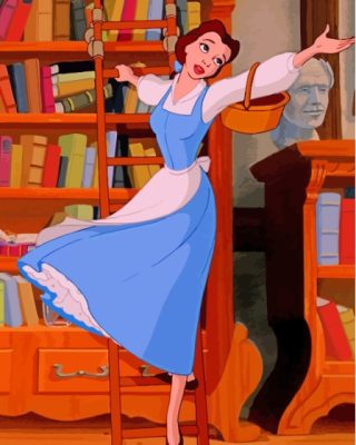 Disney Girl Blue Dress Paint By Numbers