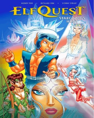 ElfQuest Book Cover Paint By Numbers