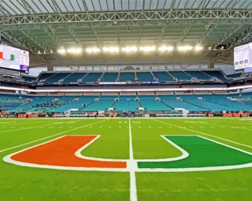 Florida Hard Rock Stadium Paint By Numbers