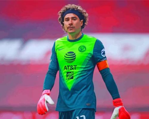 Footballer Guillermo Ochoa Paint By Numbers