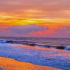 Golden Sunrise Ocean Isle Beach Paint By Numbers