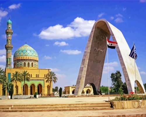 Iraq Monuments Paint By Numbers