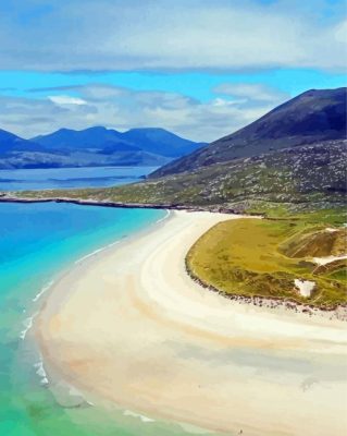 Luskentyre Beach Paint By Numbers