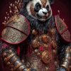 Mad Panda Bear Warrior Paint By Numbers