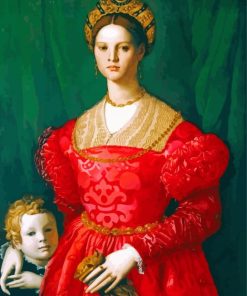 Noblewoman With Son Paint By Numbers