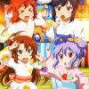 Non Non Biyori Characters Paint By Numbers