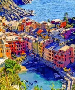 Porto Venere Town Italy Paint By Numbers