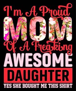 Proud Mom Paint By Numbers