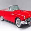 Red 1957 Thunderbird Paint By Numbers