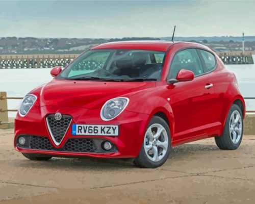 Red Mito Paint By Numbers