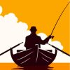 Rowing Silhouette Art Paint By Numbers