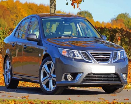 Saab Car Paint By Numbers