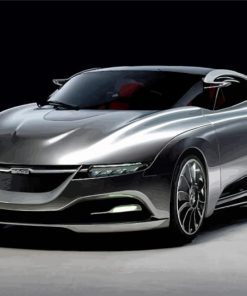 Saab Concept Car Paint By Numbers