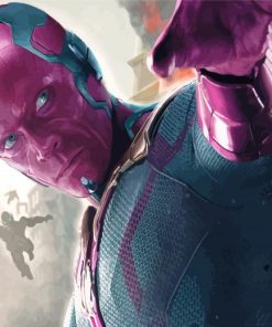 Vision Avengers Character Paint By Numbers
