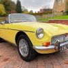 Yellow MGB Roadster Paint By Numbers