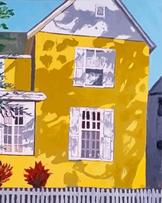 Yellow House Paint By Numbers