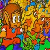 Aesthetic Alex Kidd Paint By Numbers