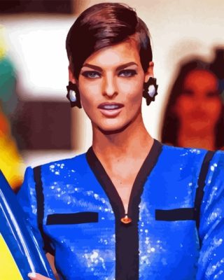 Aesthetic Linda Evangelista Paint By Numbers