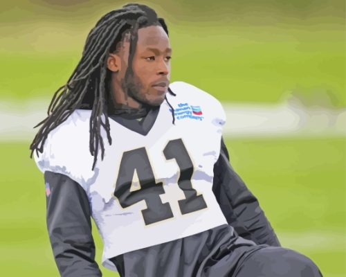 Alvin Kamara Paint By Numbers