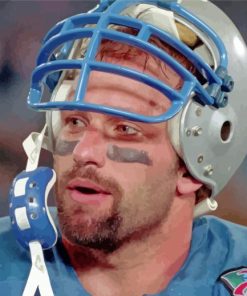 American Football Player Chris Spielman Paint By Numbers