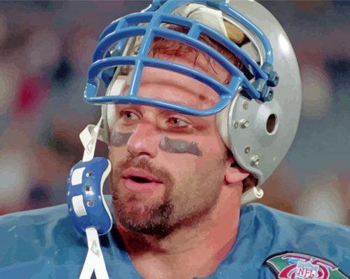 American Football Player Chris Spielman Paint By Numbers