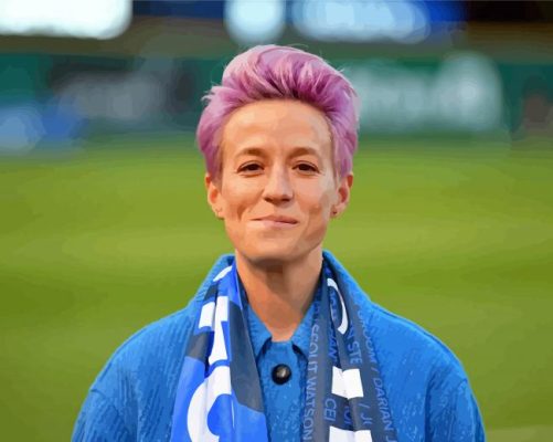 American Soccer Player Megan Rapinoe Paint By Numbers