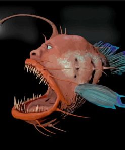 Anglerfish Paint By Numbers