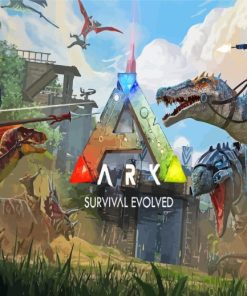 Ark Survival Evolved Game Poster Paint By Numbers