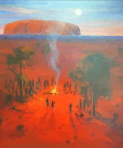 Australian Outback Art Paint By Numbers