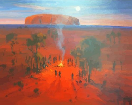 Australian Outback Art Paint By Numbers