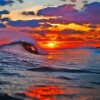 Big Wave Sunrise Paint By Numbers