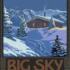 Big Sky Montana Poster Paint By Numbers