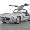 Black And White Mercedes Sl 300 Car Paint By Numbers