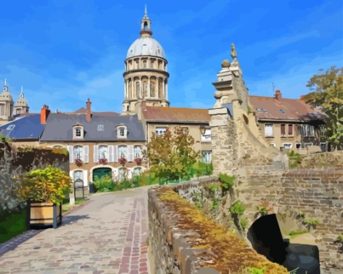 Boulogne Sur Mer France Buildings Paint By Numbers