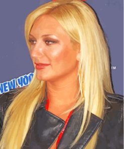 Brooke Hogan Side Profile Paint By Numbers